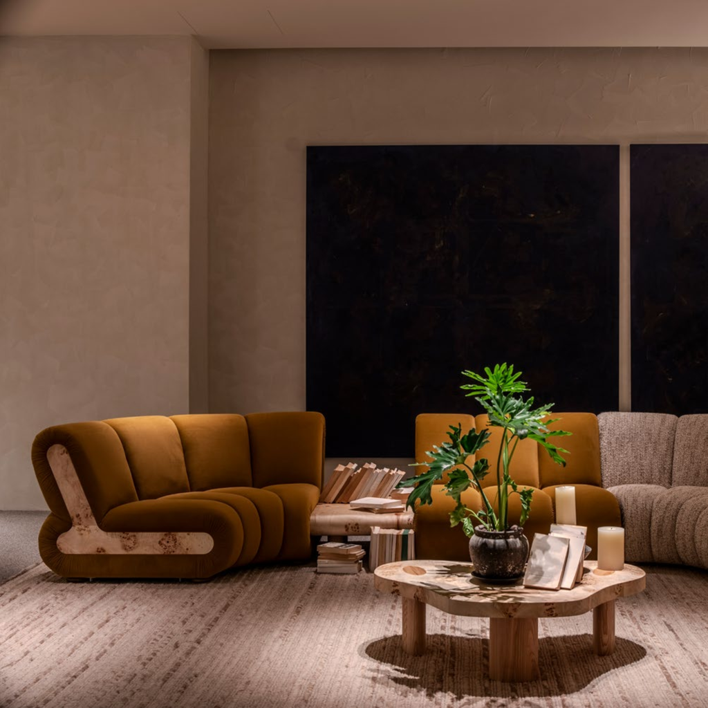 KBH Croissant Sofa in warm tones, view 11