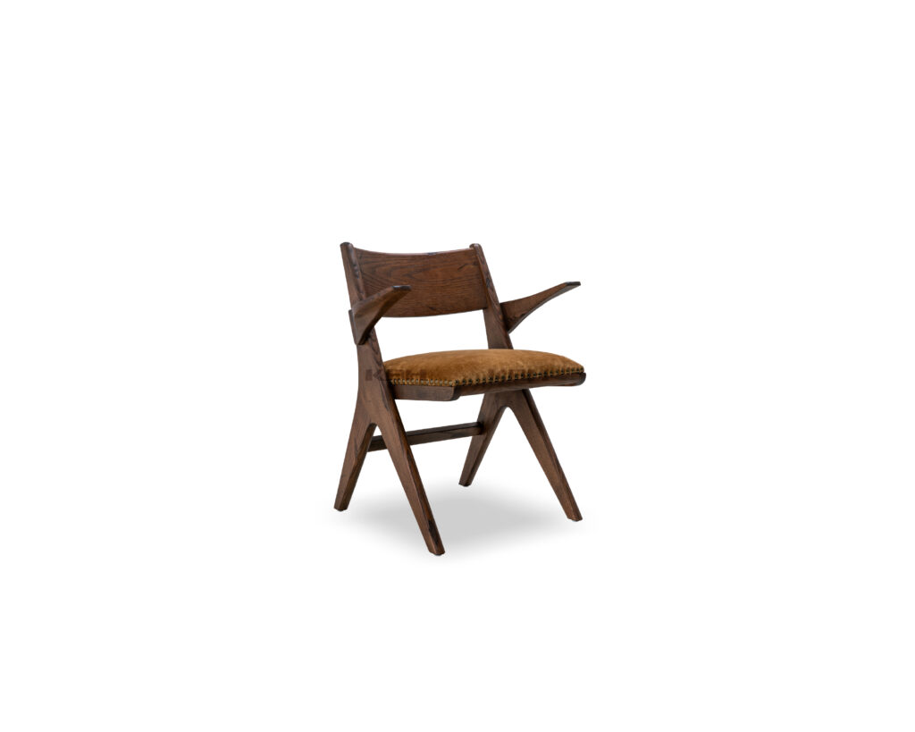 KBH Cross Dining Chair in a grounded dark palette