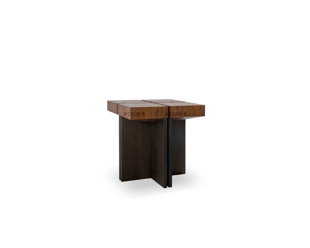 KBH Crosspiece Corner Table from the Natural Wood collection