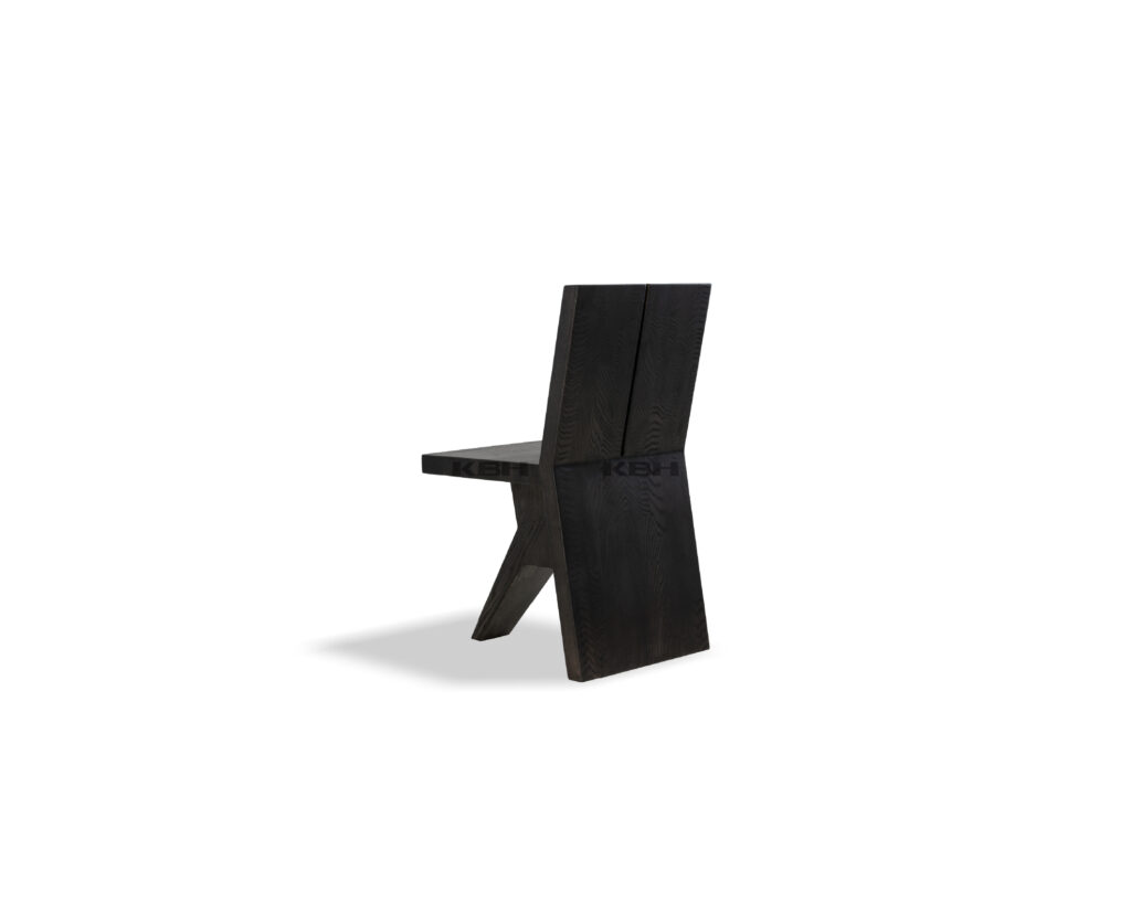 KBH Dining Chair CY-25004 in a grounded dark palette