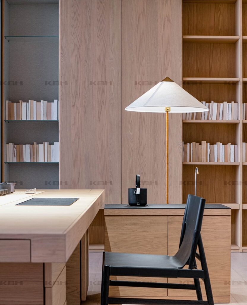 KBH Dining Table CW10052 in a study setting, view 2