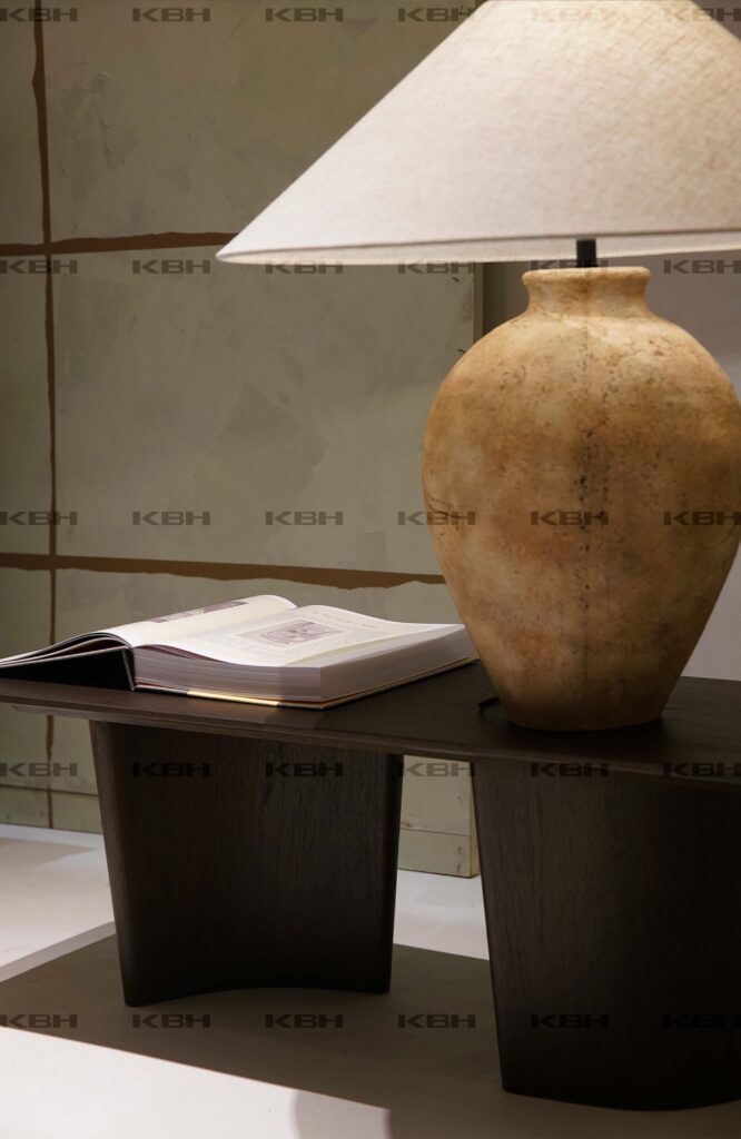 KBH Double Arc Side Table in a living room setting, view 2