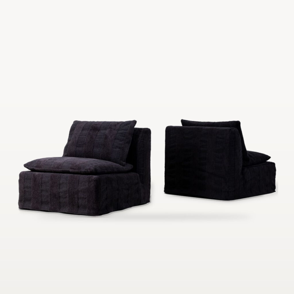 Evening Lounge scene by KBH with the Armchair SF10635 in a living room (2)