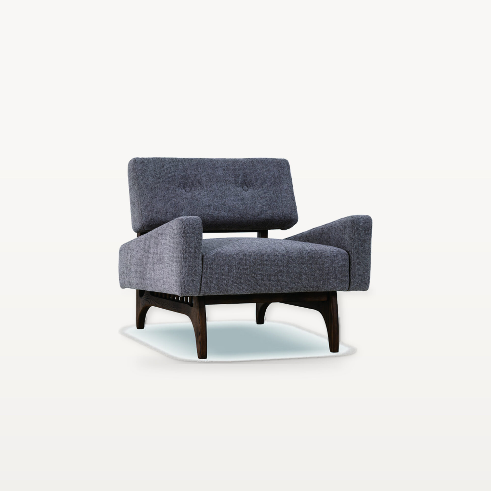 Evening Lounge scene by KBH with the Armchair SF10692, photographed in a living room