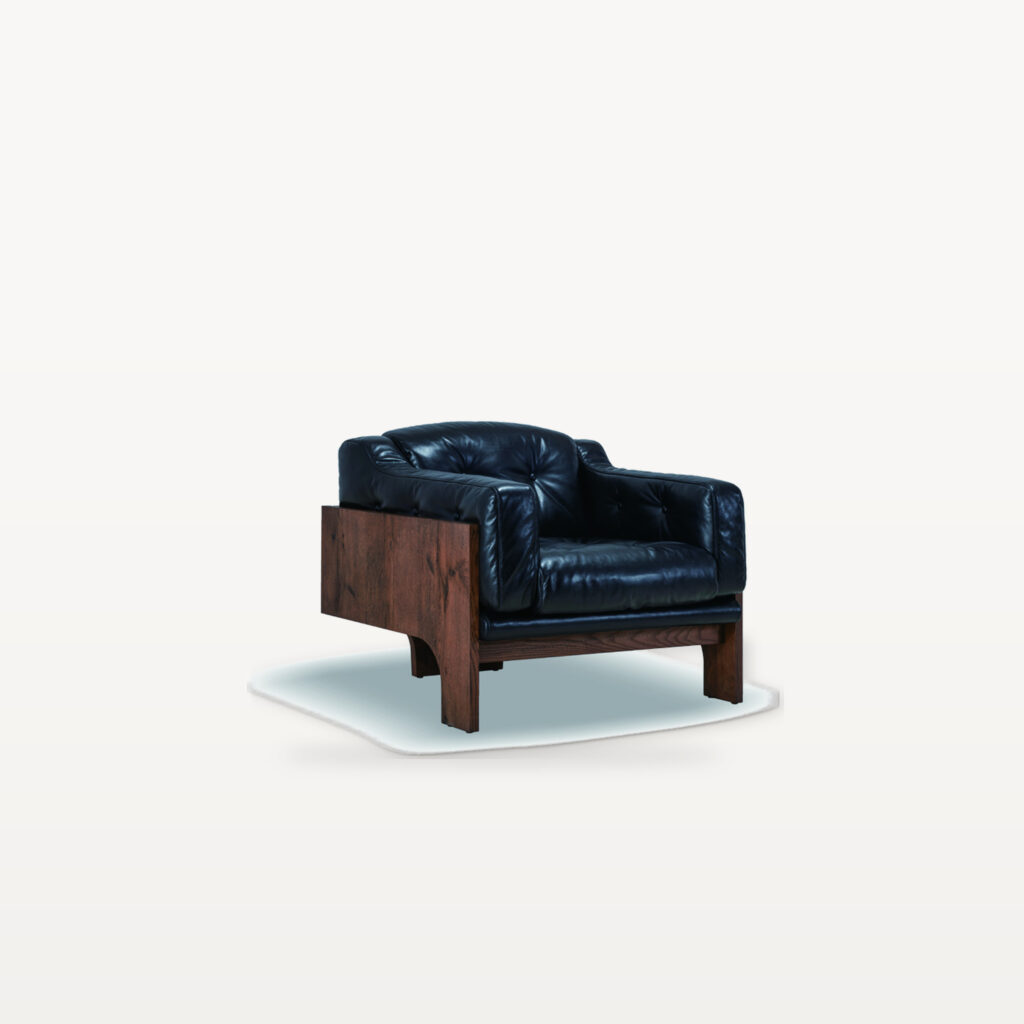 Evening Lounge scene by KBH with the Armchair SF10872 in a living room (2)