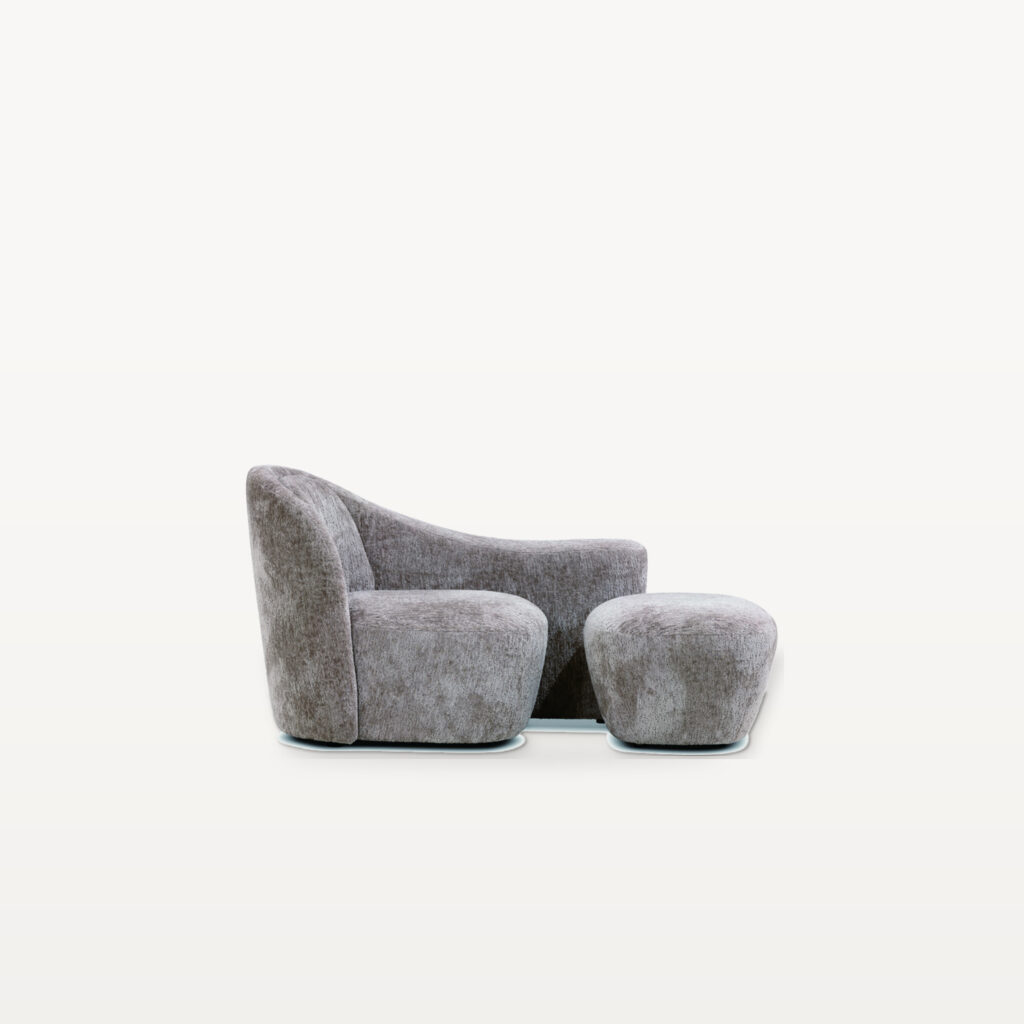 Evening Lounge scene by KBH with the Armchair SF10997 in a living room (2)