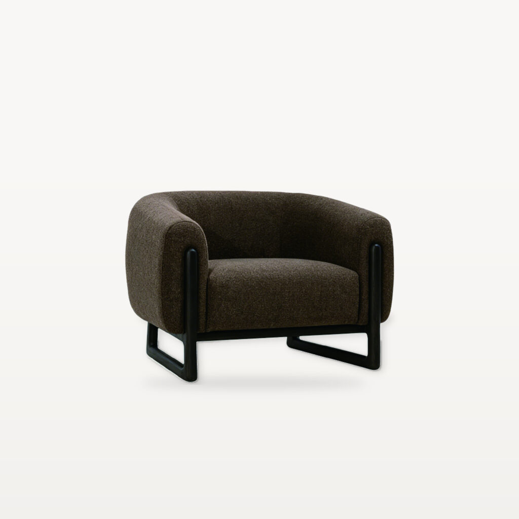 Evening Lounge scene by KBH with the Armchair SF11032 in a living room (2)