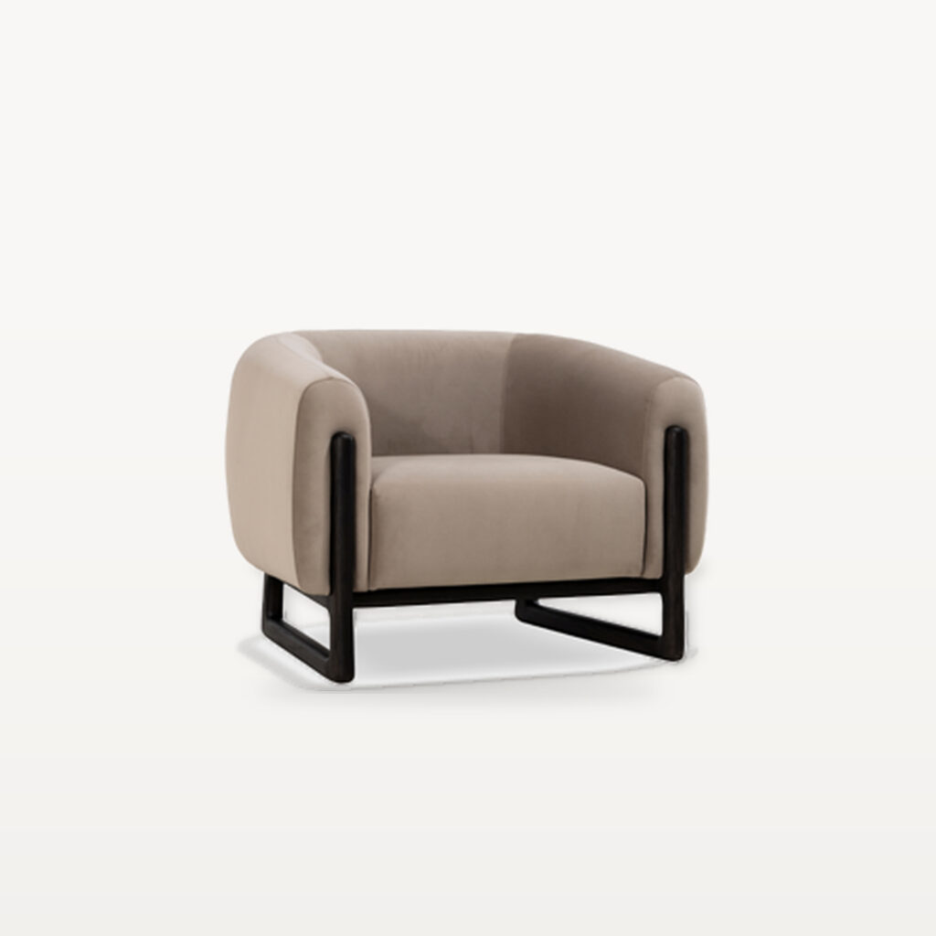 Evening Lounge scene by KBH with the Armchair SF11032 in a living room (3)