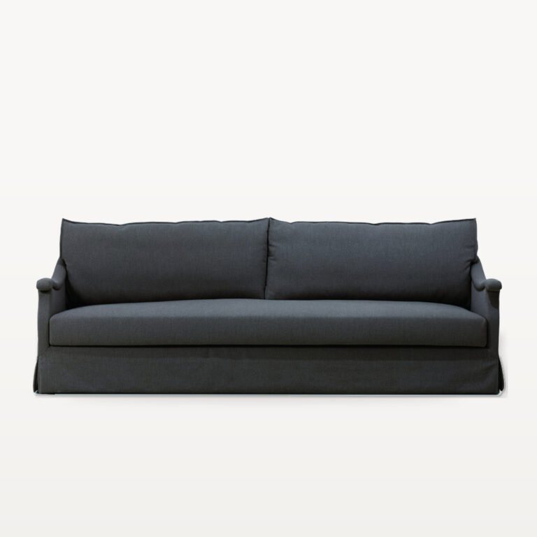 Evening Lounge scene by KBH with the Chickpea Sofa, photographed in a living room
