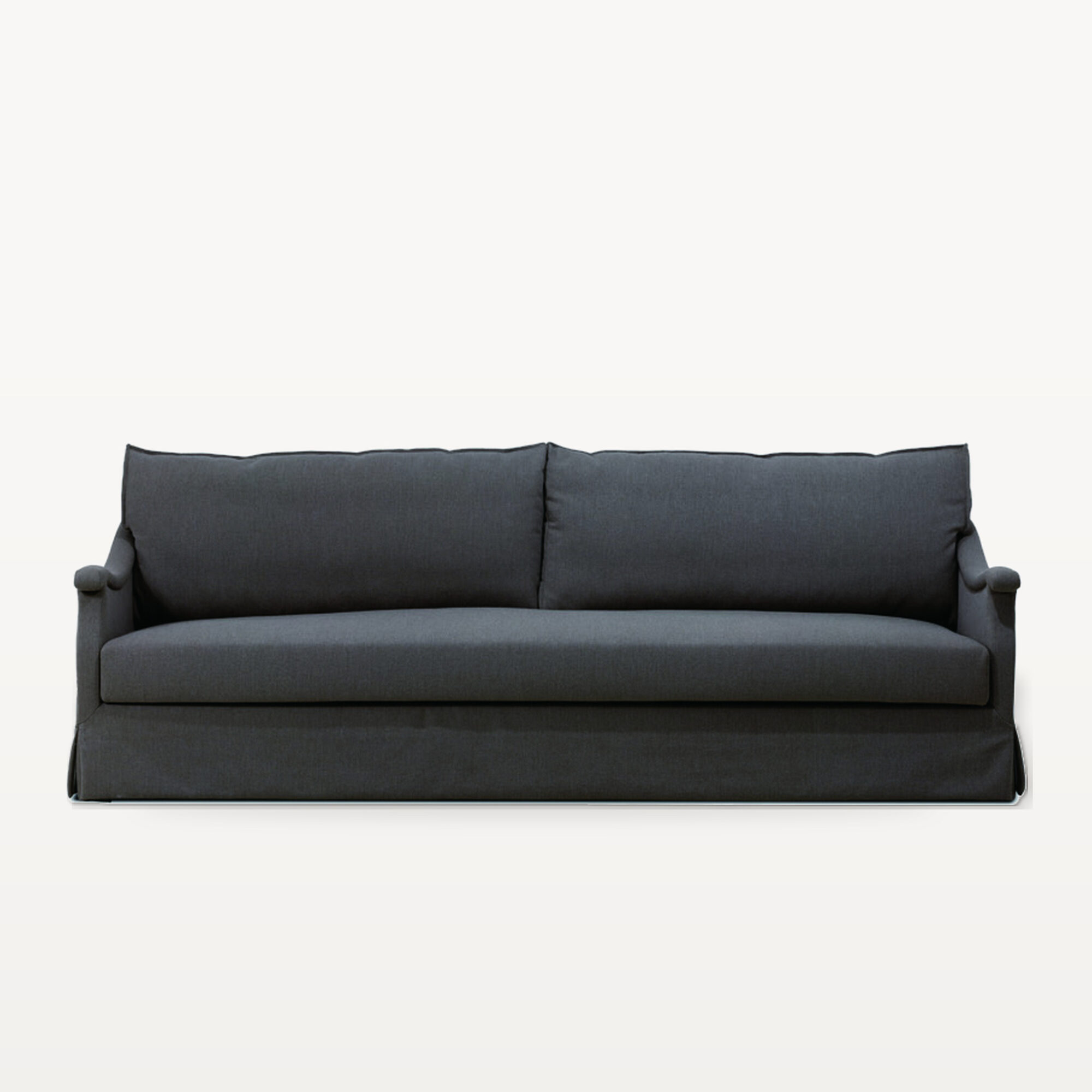 Evening Lounge scene by KBH with the Chickpea Sofa, photographed in a living room