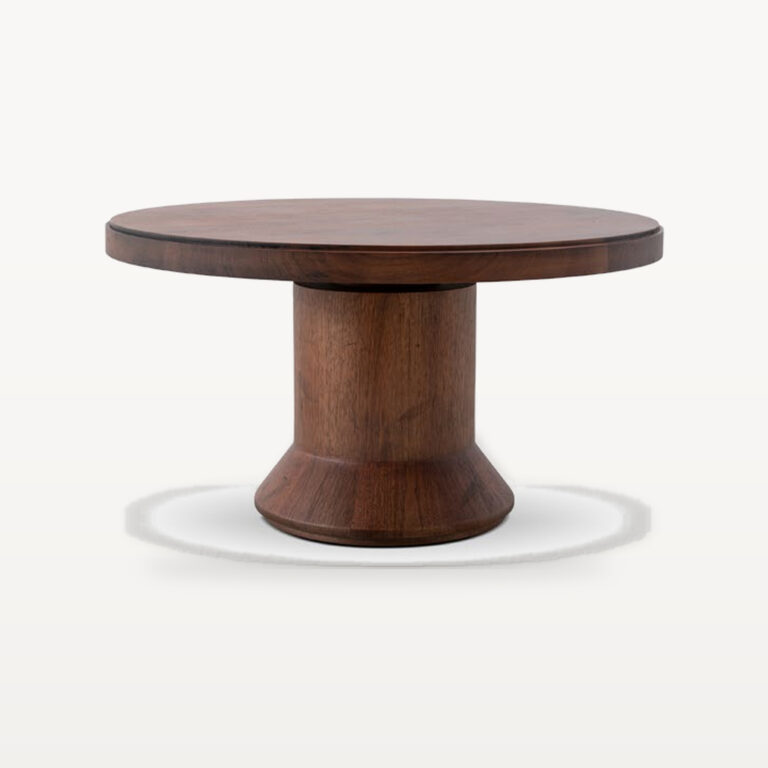 Evening Lounge scene by KBH with the Clock Base Corner Table, photographed in a living room