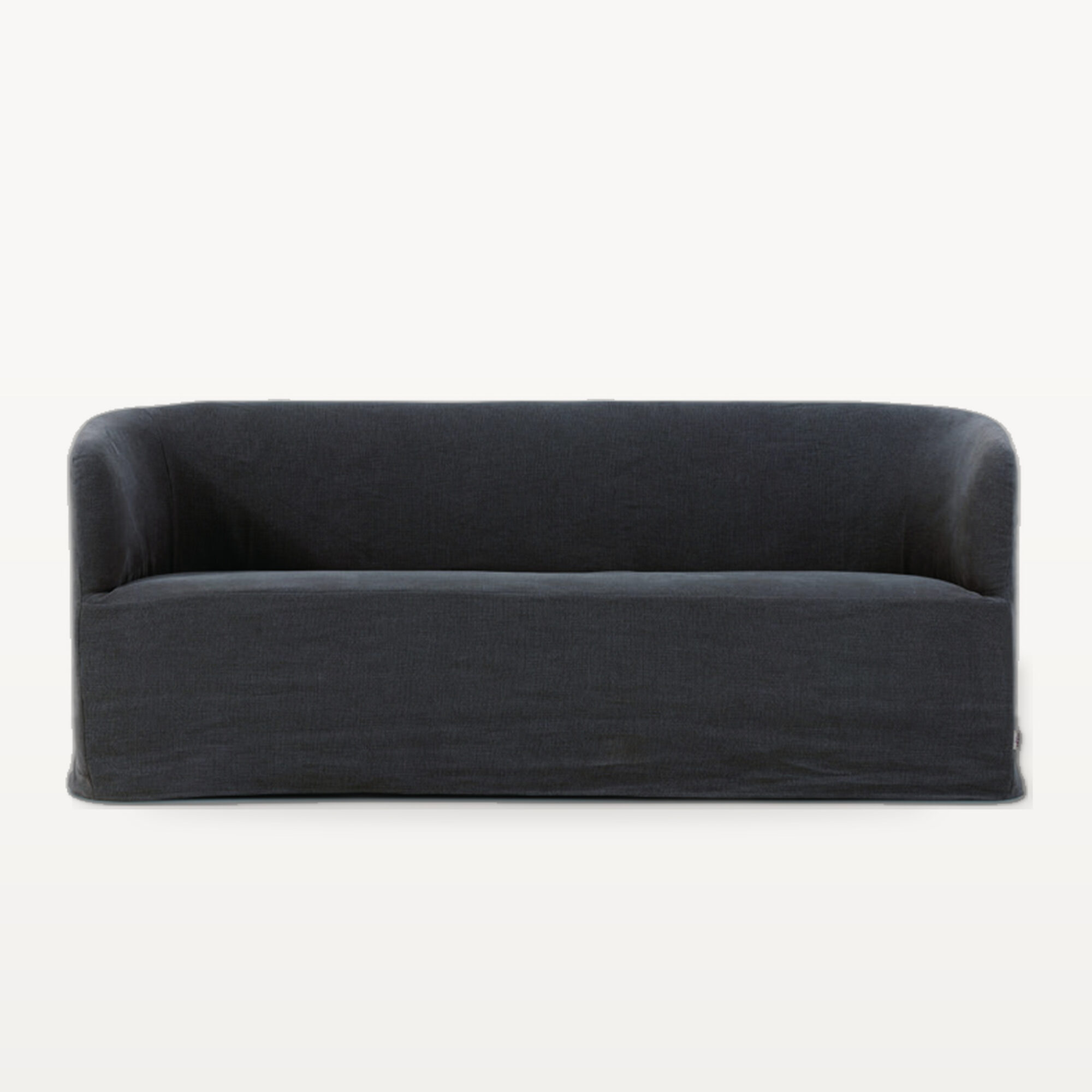 Evening Lounge scene by KBH with the Cocoa Bean Sofa, photographed in a living room