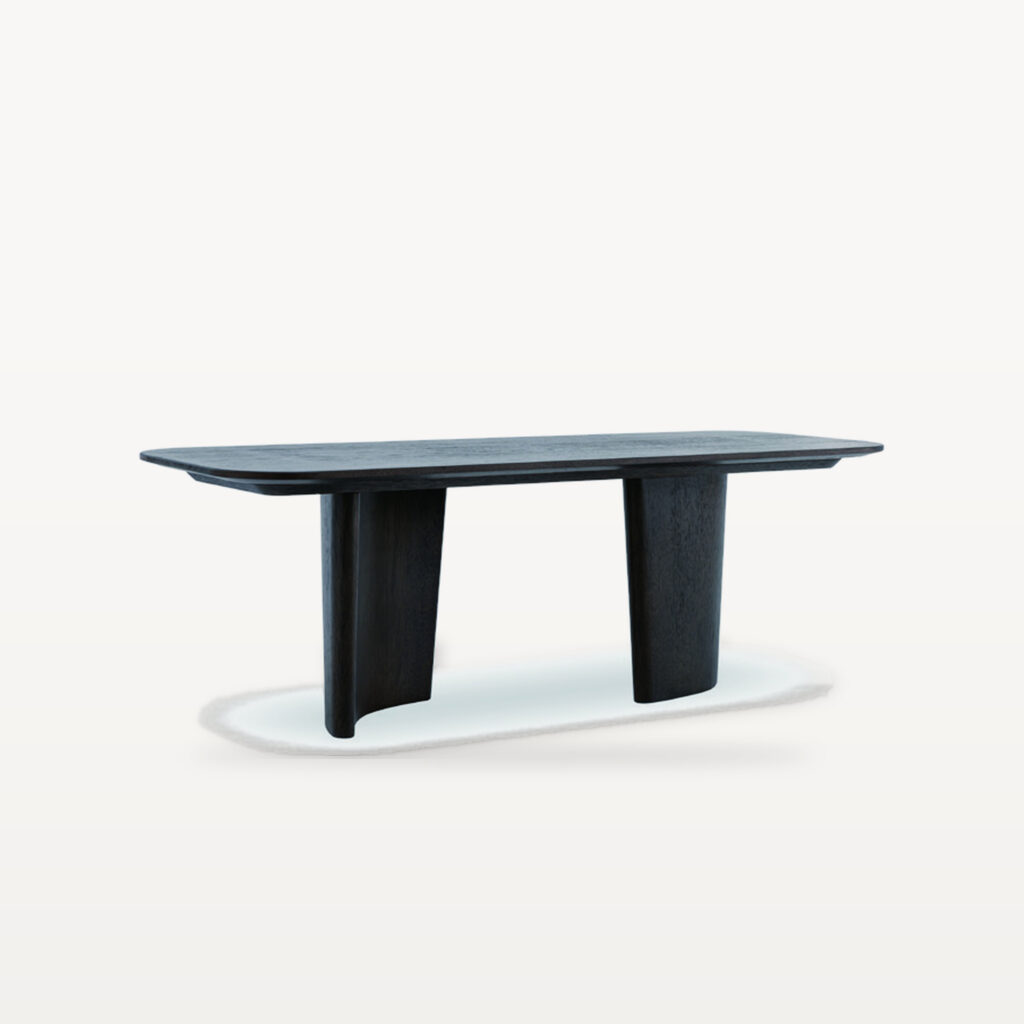 Evening Lounge with the Double Arc Side Table