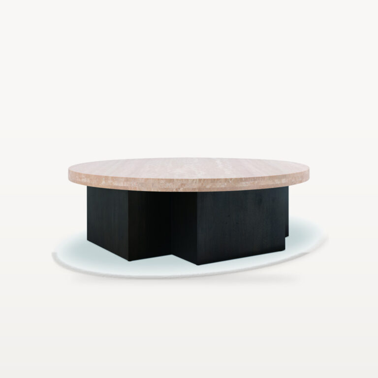 Evening Lounge scene by KBH with the Plus Coffee Table, photographed in a living room