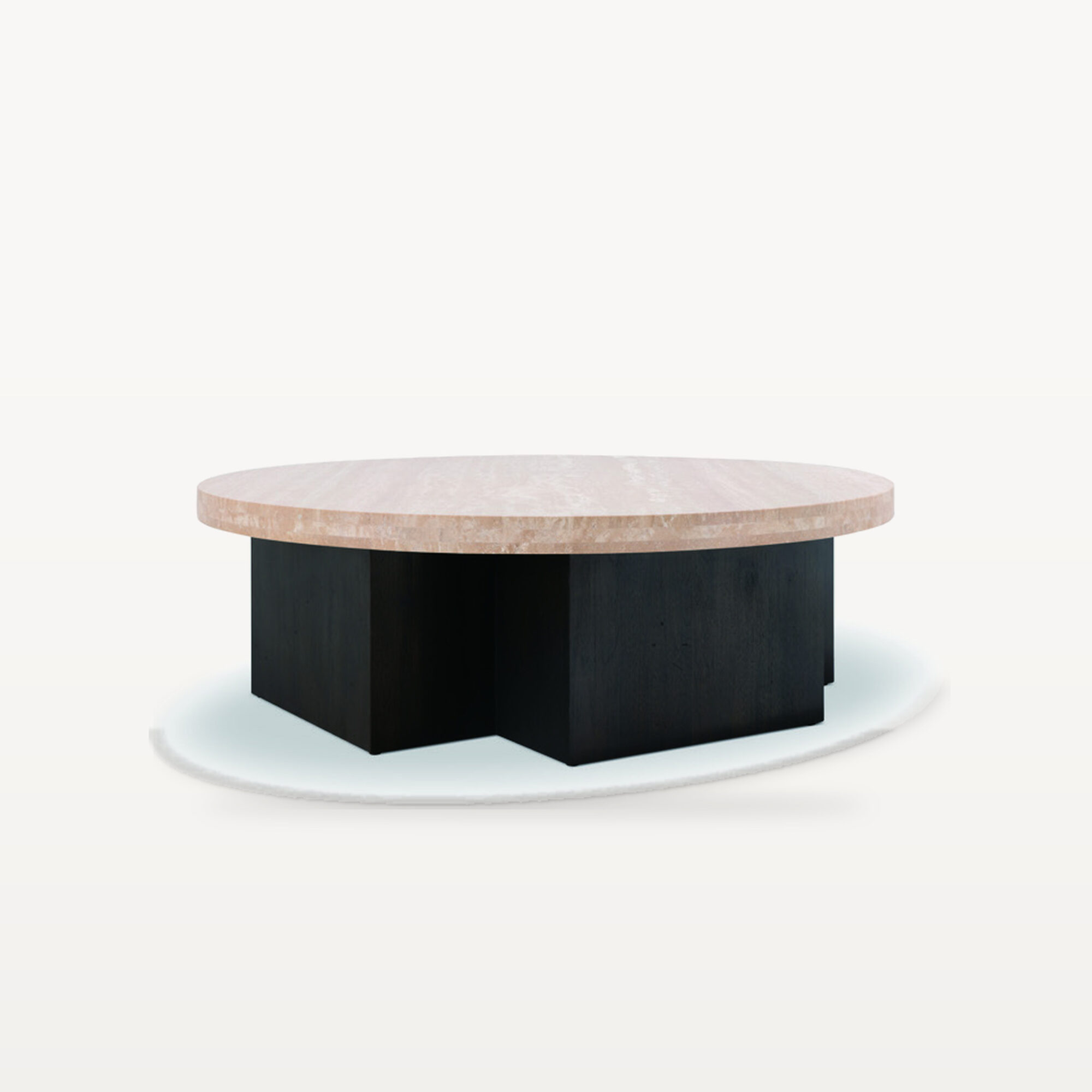 Evening Lounge scene by KBH with the Plus Coffee Table, photographed in a living room