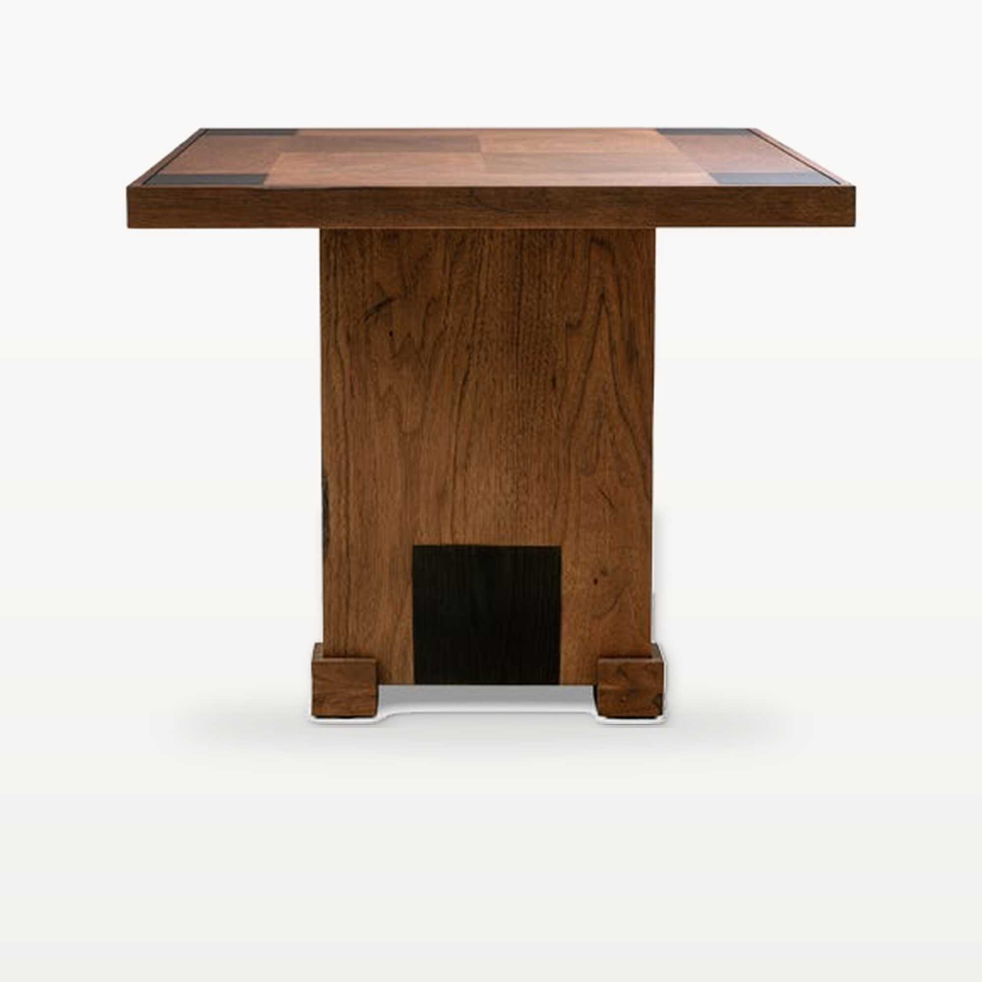 Evening Lounge scene by KBH with the Square Block Corner Table, photographed in a living room