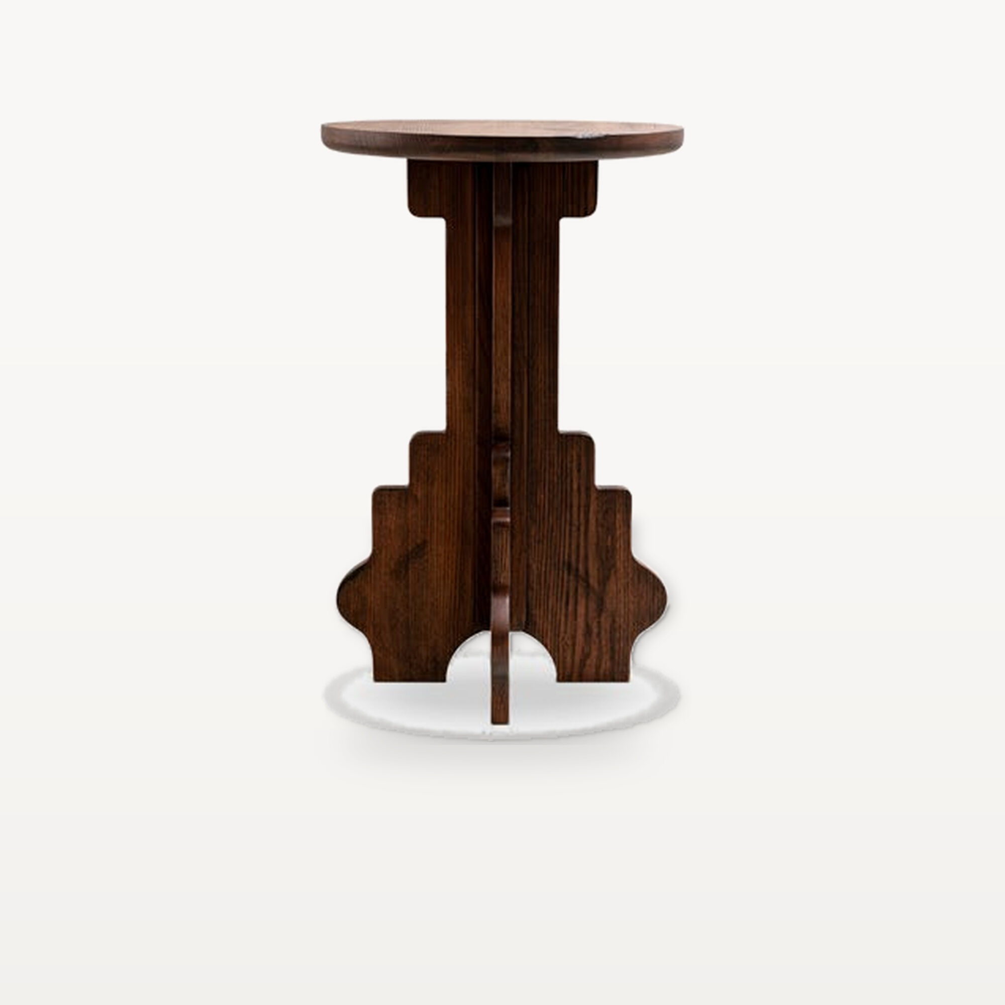 Evening Lounge scene by KBH with the Victoria Corner Table, photographed in a living room