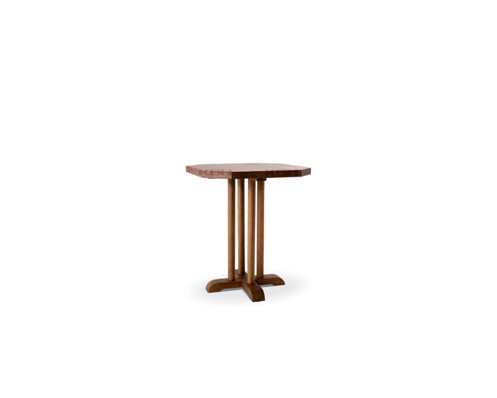 KBH Faceted Block Corner Table from the Natural Wood collection