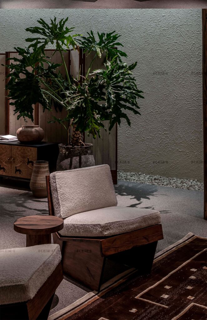 KBH George Chair in a bedroom setting, view 2