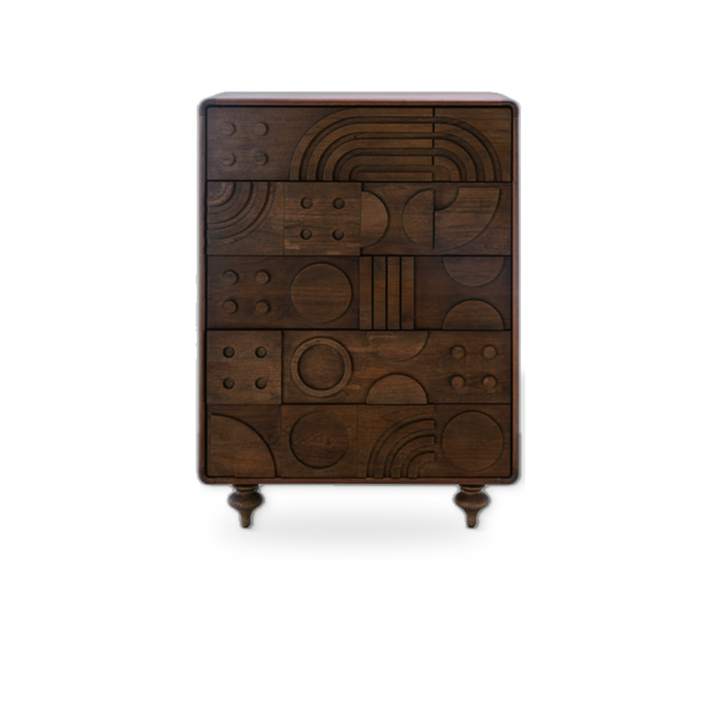 KBH Growth Ring Roll Chest from the Natural Wood collection, view 8