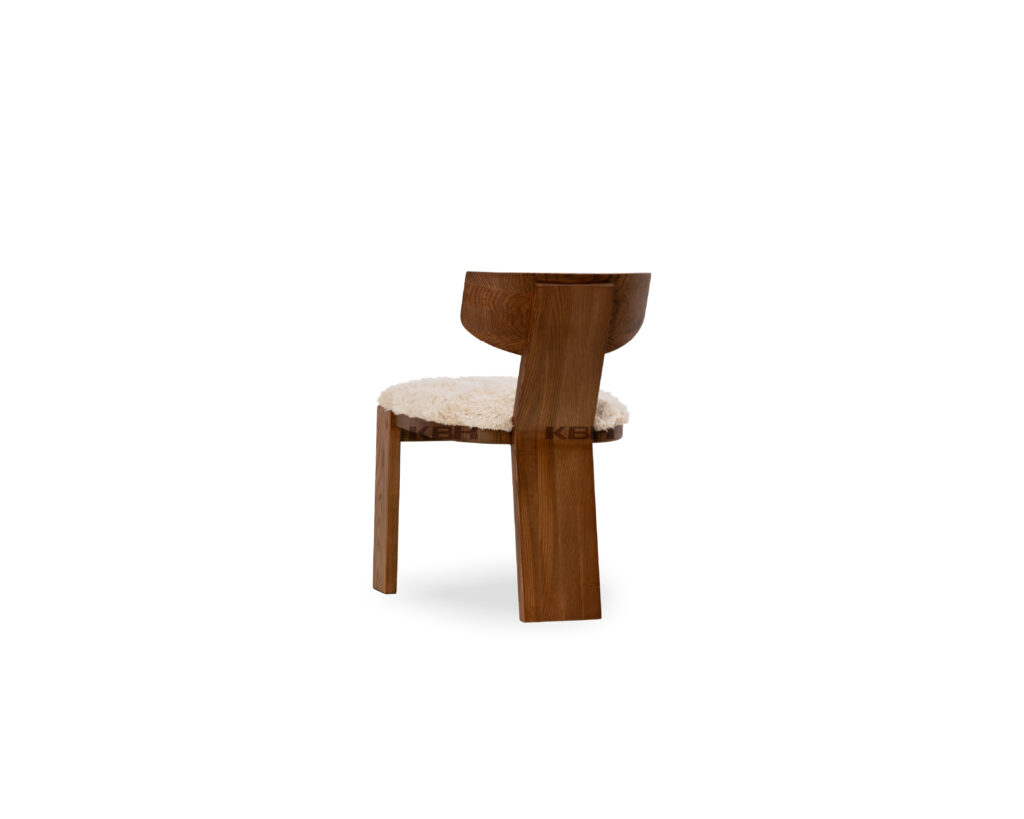 KBH Horn Roll Dining Chair from the Natural Wood collection, view 6