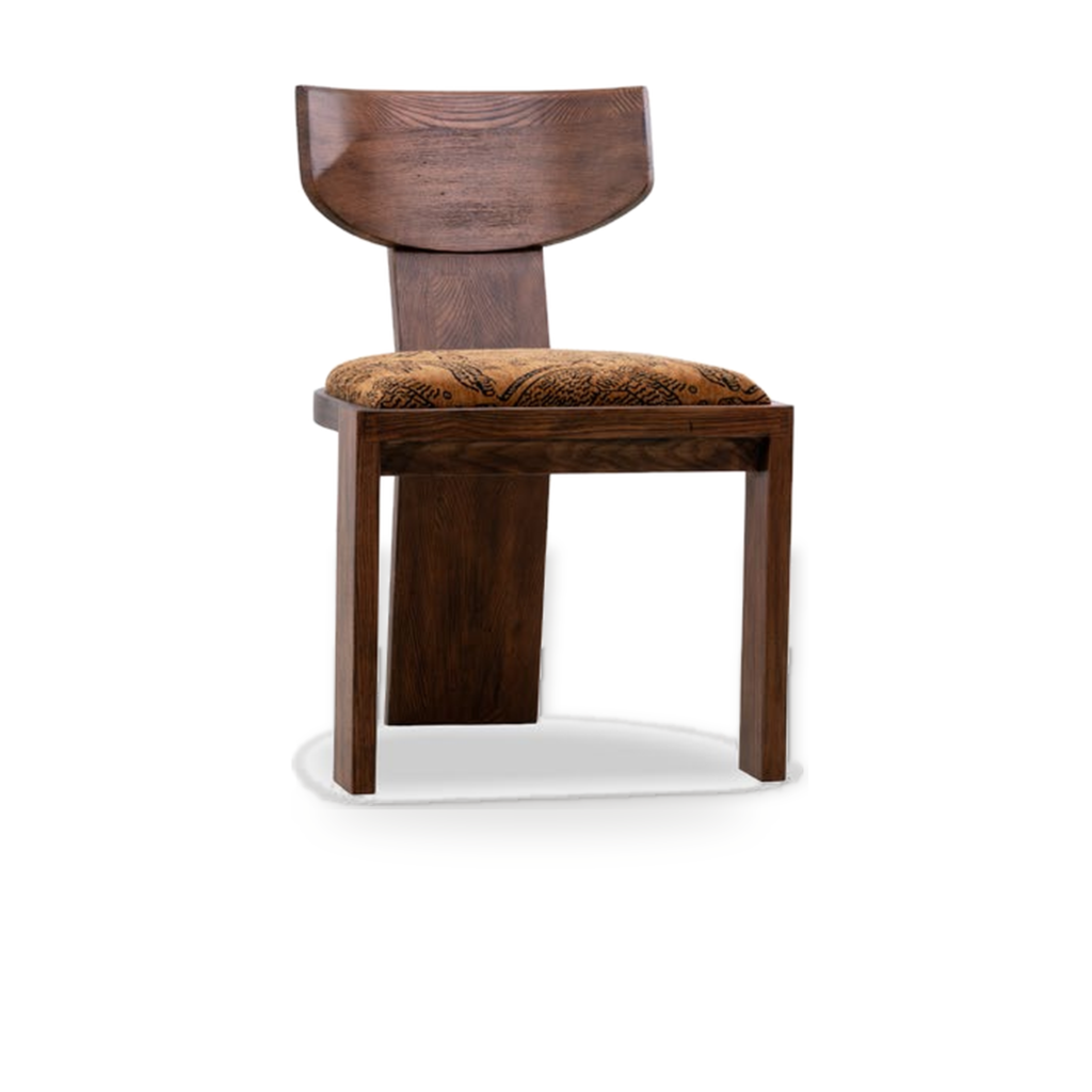 KBH Horn Roll Dining Chair in warm tones, view 15