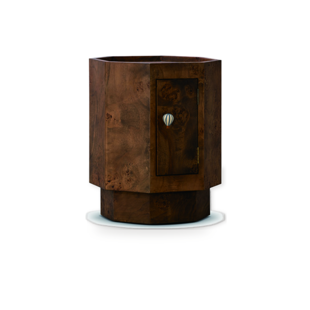 KBH Hot Air Balloon Nightstand from the Natural Wood collection