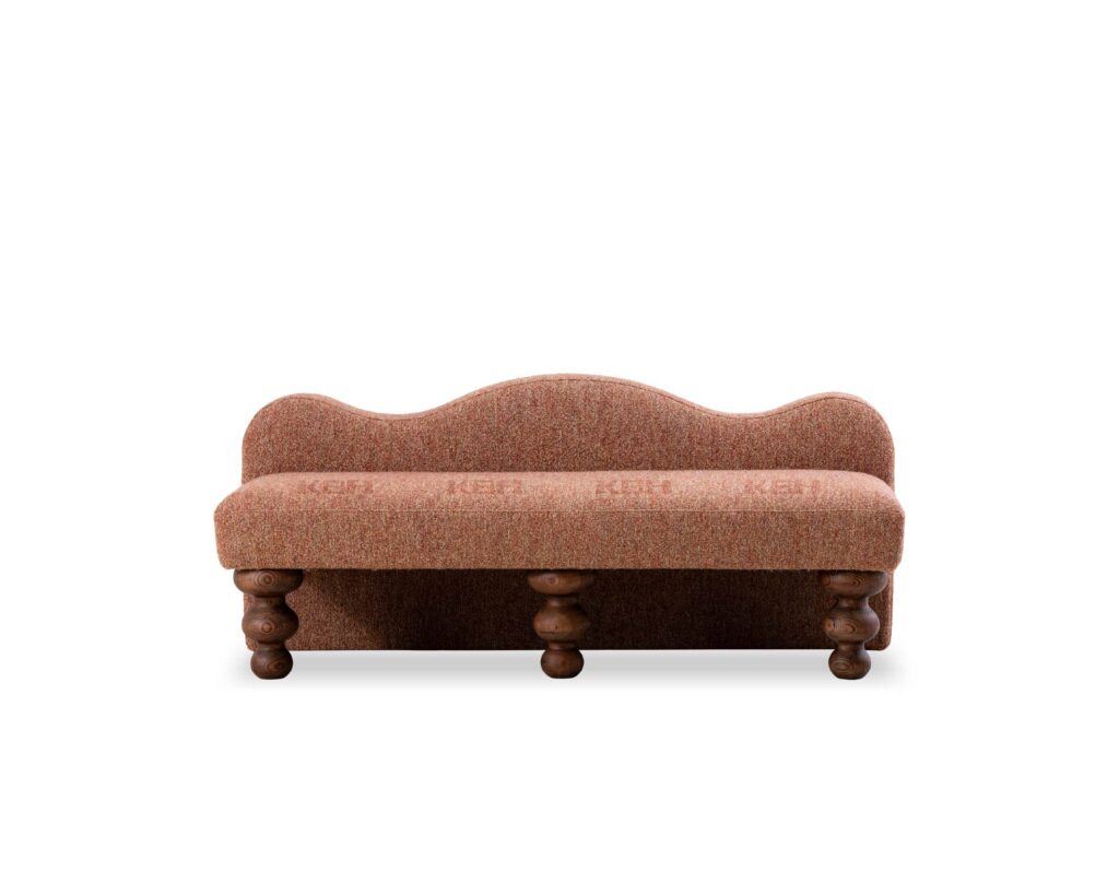 KBH Kitty Bed-End Stool in warm tones