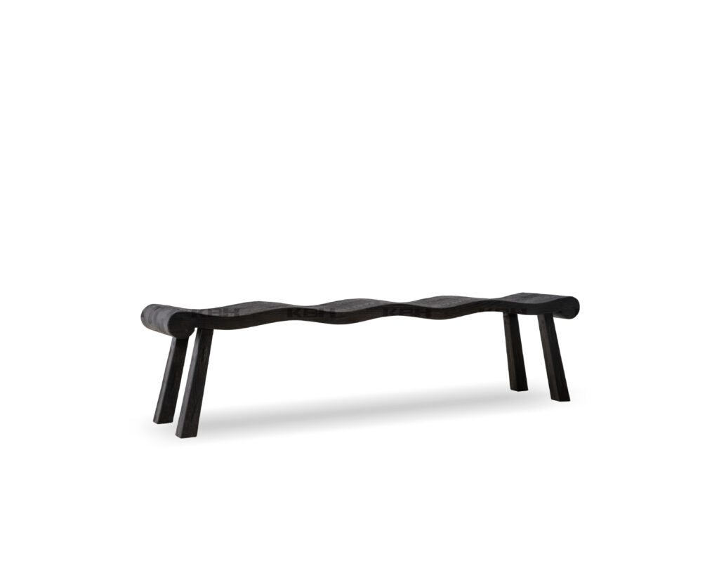 KBH Long Wave Stool, a bench & ottoman by KBH, view 7