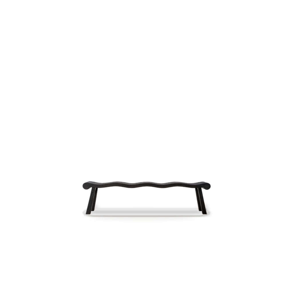 KBH Long Wave Stool in a grounded dark palette, view 14
