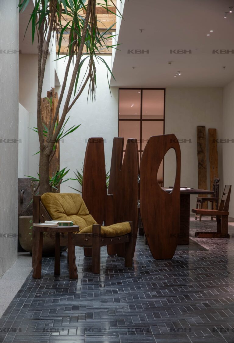KBH M Chair in a bedroom setting