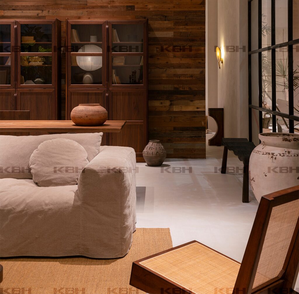 KBH Mosswood Bookcase in a bedroom setting, view 2