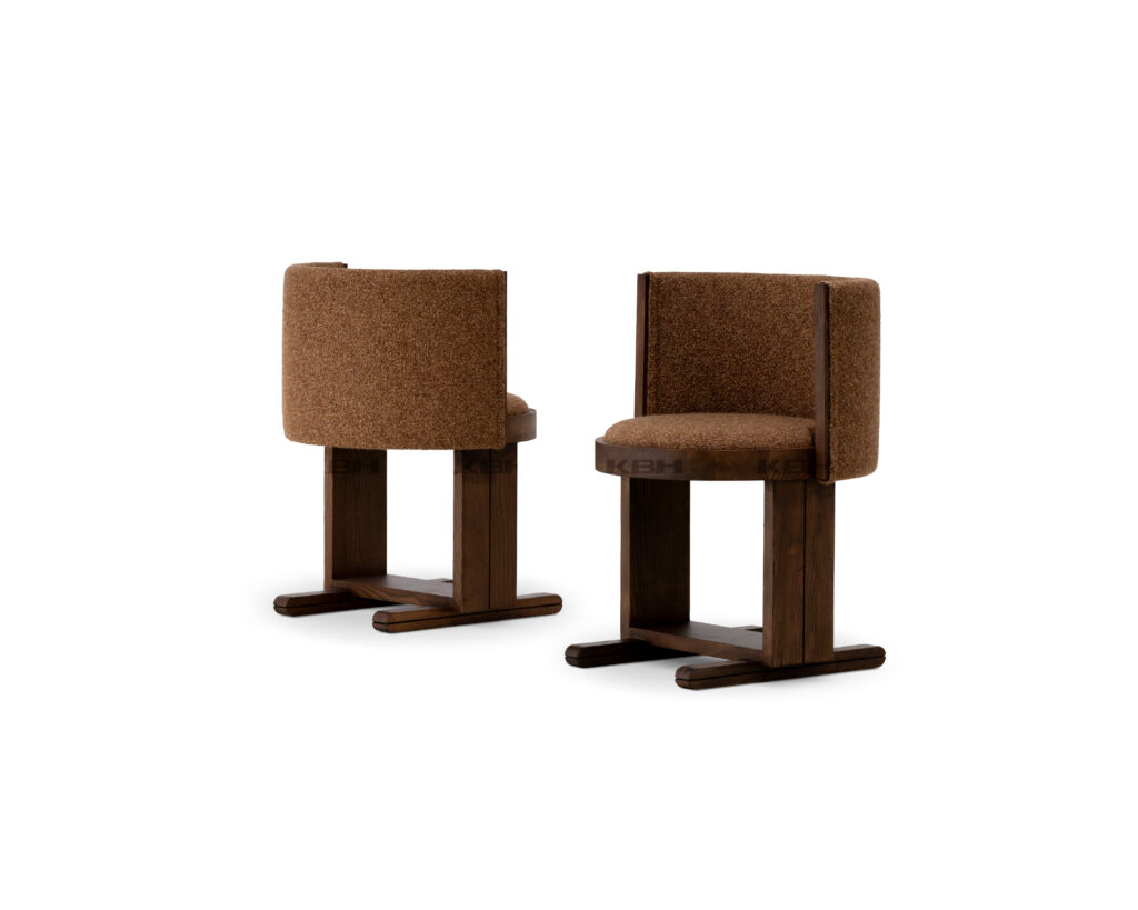 KBH Muffin Dining Chair in warm tones, view 11