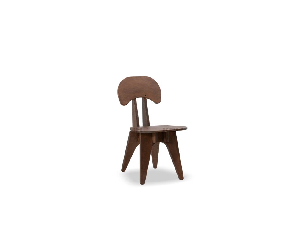 KBH Mushroom Dining Chair in a grounded dark palette