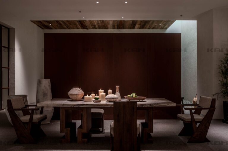 KBH Nechi Dining Table photographed in a room setting