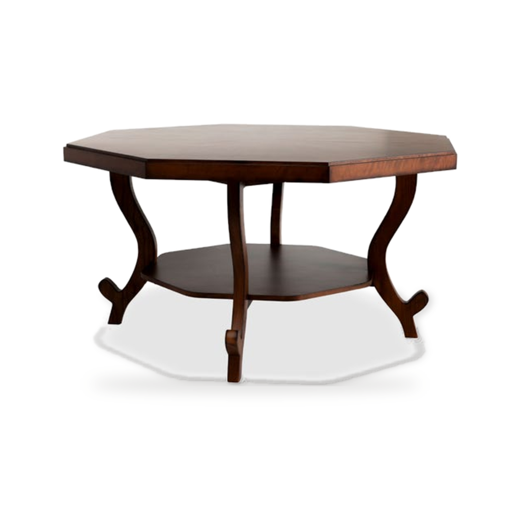 KBH Octagon Entry Table in a grounded dark palette, view 9
