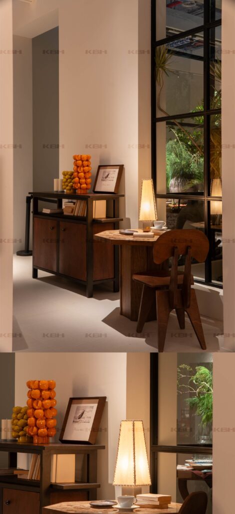 KBH Mushroom Dining Chair in a dining room setting