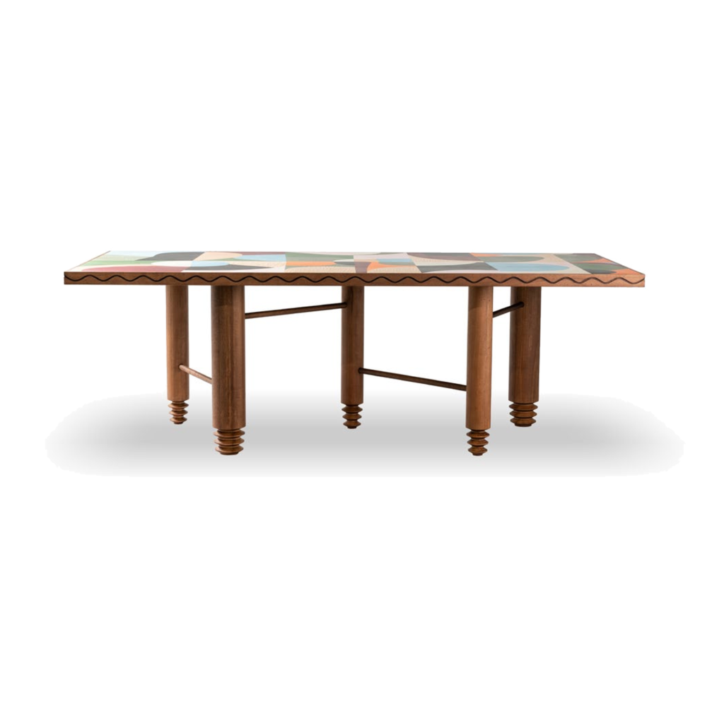 KBH Palette Dining Table in warm tones, view 7