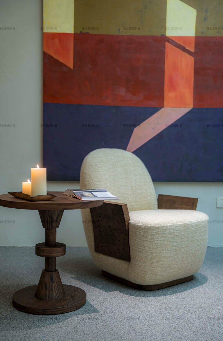 KBH Plain Ring Corner Table photographed in a room setting