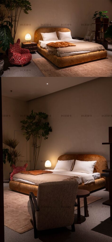 KBH Profiterole Bed photographed in a room setting