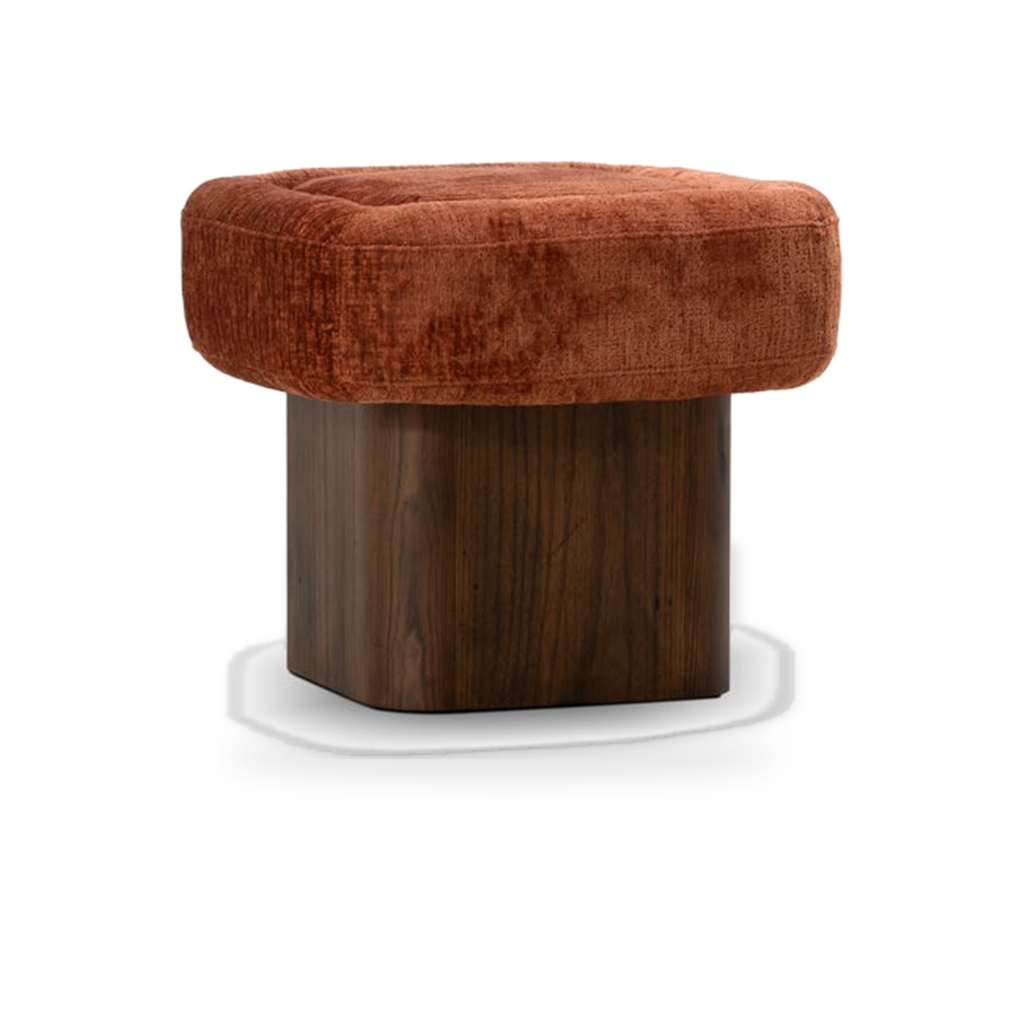 KBH Pudding Square Stool in warm tones, view 9