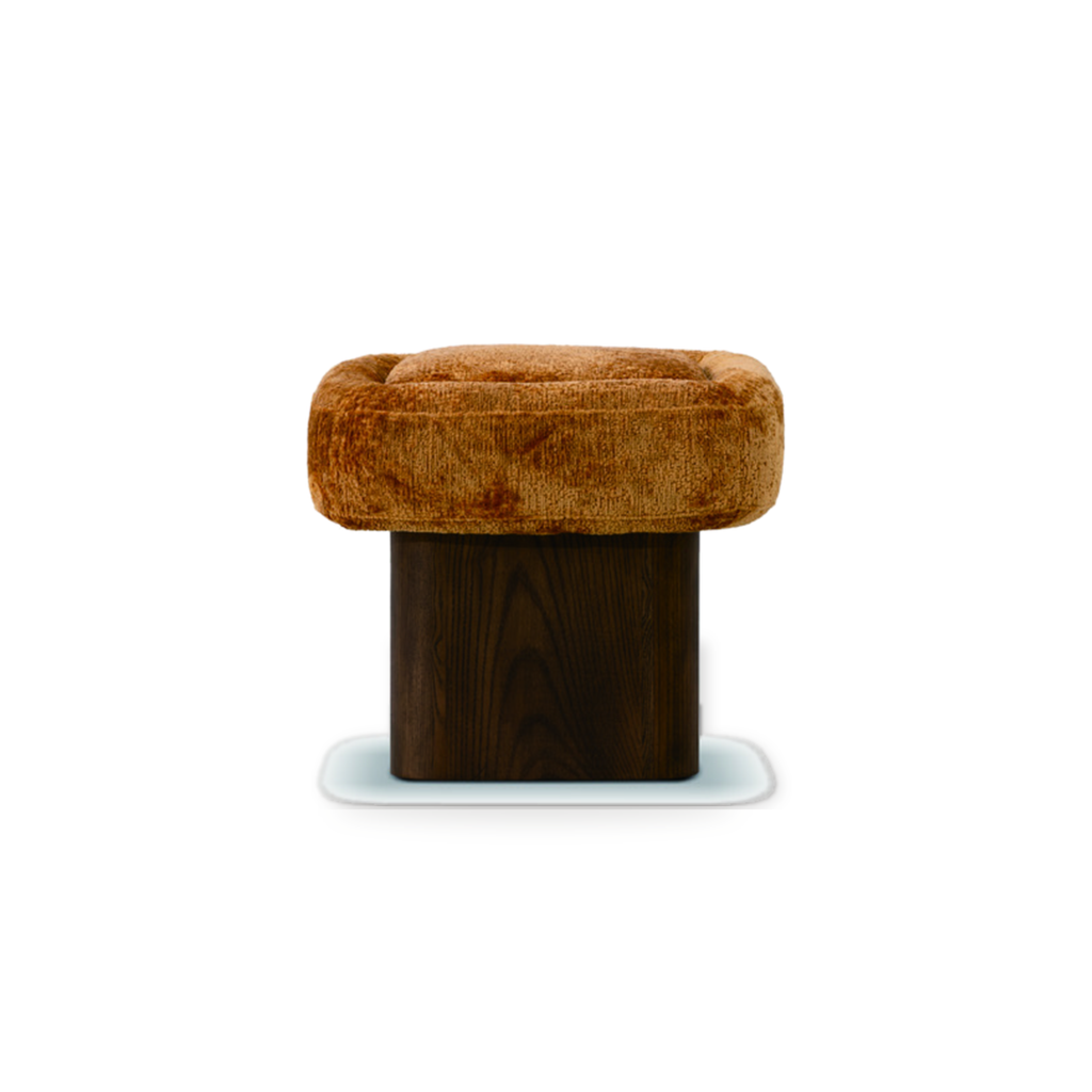 KBH Pudding Square Stool for the bedroom, view 10