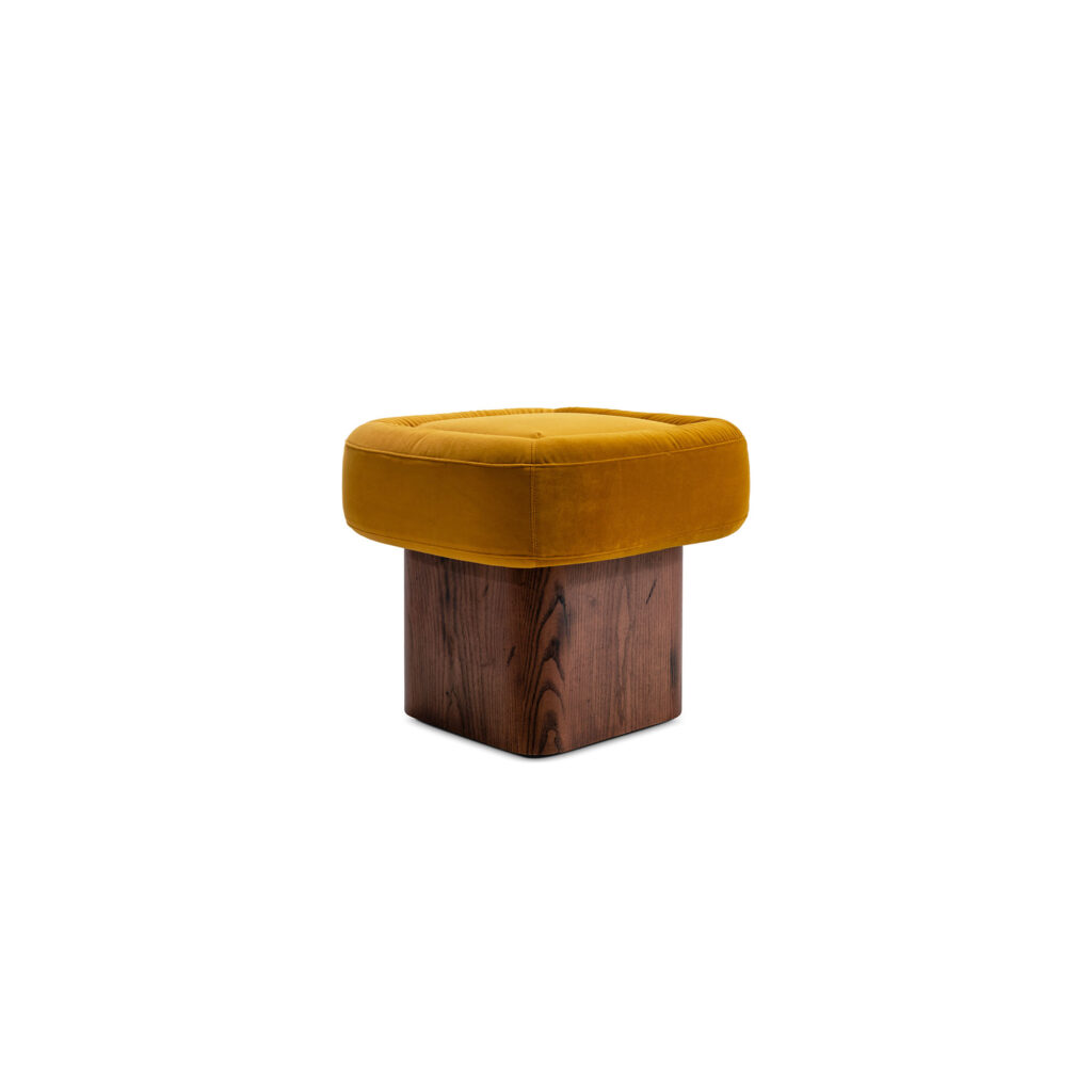 KBH Pudding Square Stool, a bench & ottoman