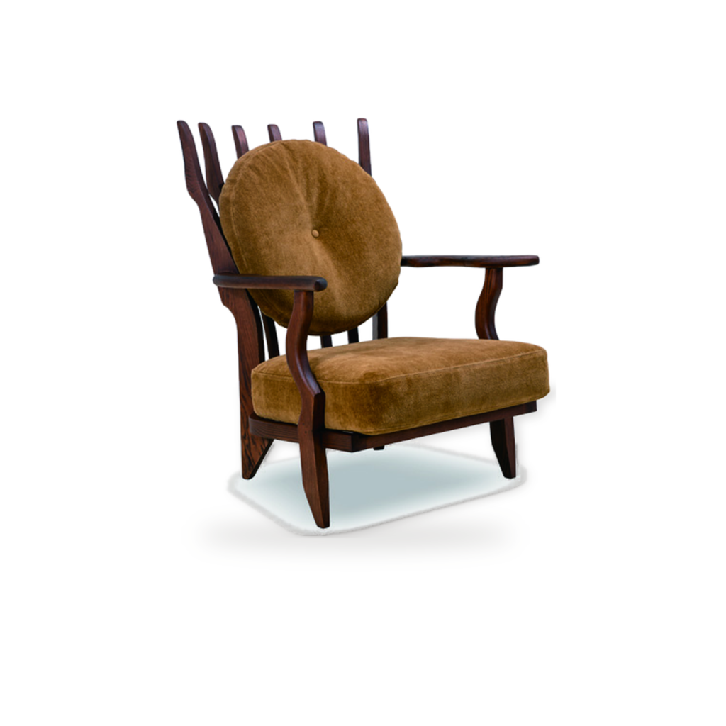 KBH Queen Chair in warm tones, view 9