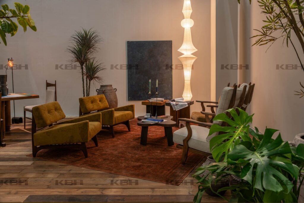 KBH Queen Chair in a bedroom setting