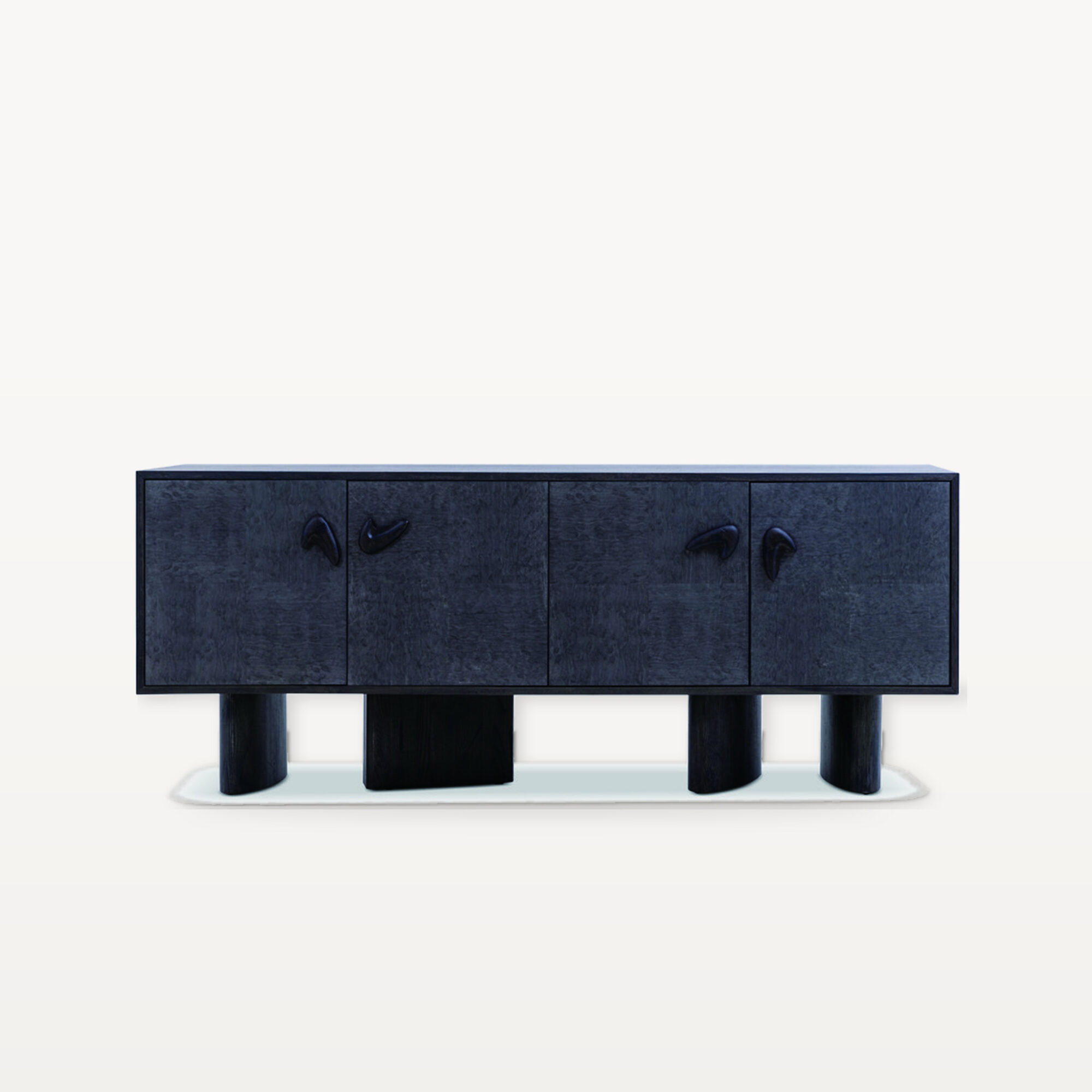Quiet Living scene by KBH with the Bird Sideboard, photographed in a living room