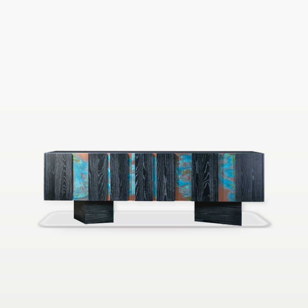 Quiet Living scene by KBH with the Cabinet & Storage CBG8010001 in a living room (2)