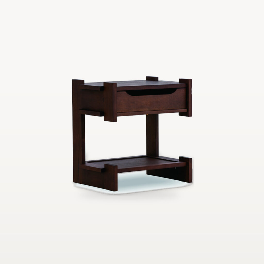 Quiet Living with the Float Grid Nightstand