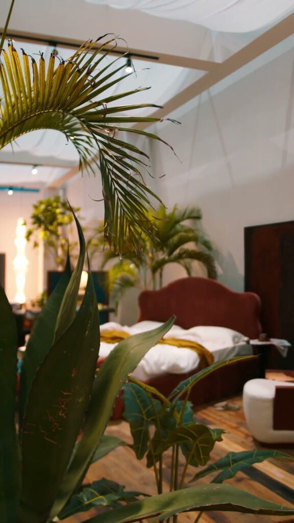 Still from the KBH film: Quiet Living scene by KBH with the Kitty Bed — video