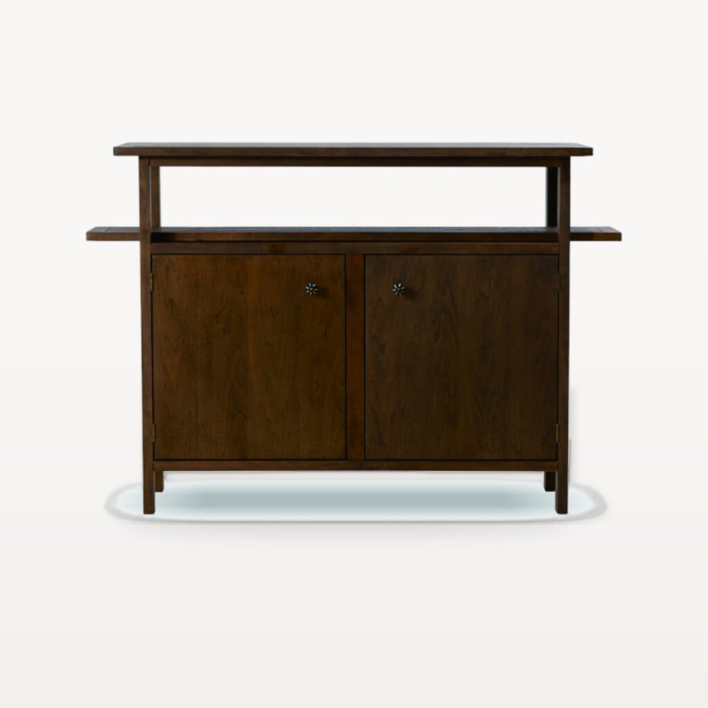 Quiet Living scene by KBH with the Mille-feuille Sideboard in a living room (2)